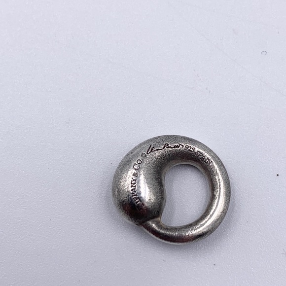 Authentic Tiffany & Co 925 Silver Elsa Peretti Eternal Circle Pendant - Picture 2 of 4